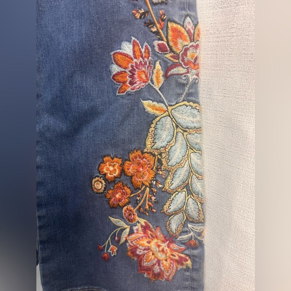 Driftwood x Free People Embroidered Denim Jumpsuit - Picture 7 of 8